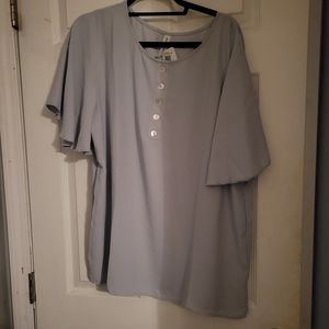 BOGO NWT Zenana premium Grey shirt